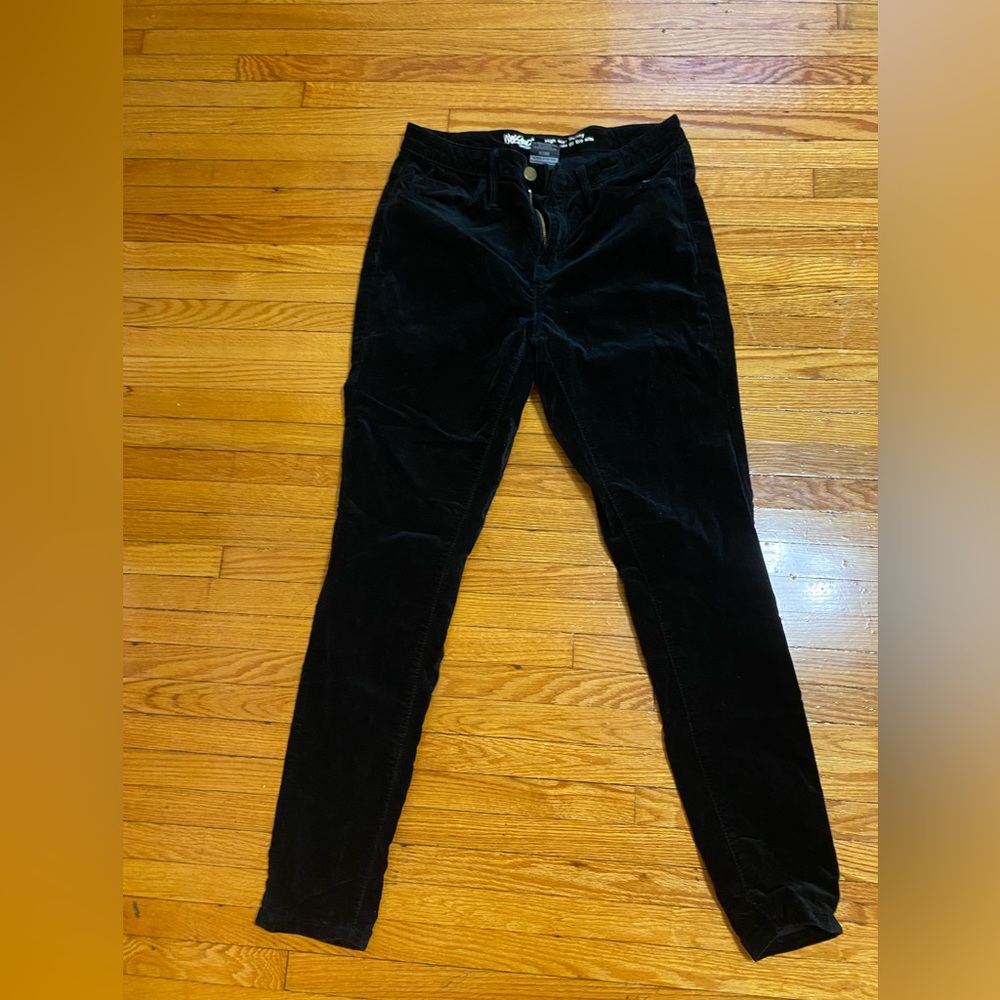 High rise corduroy skinny jeans